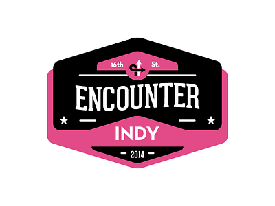 Encounter Indy Magenta badge badgehunting indianapolis indy magenta