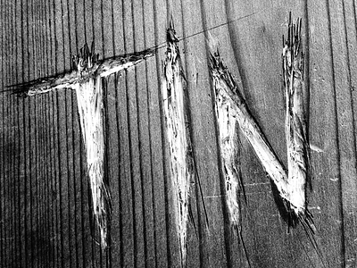 TIN carving poster process theatre