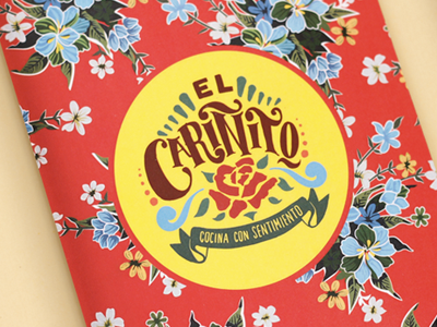 El Cariñito local logo menu mexico pattern restaurant