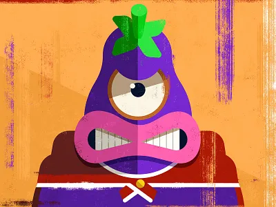 Eggplant Wizard alan defibaugh captain n cartoons digital illustration illustration nintendo vector