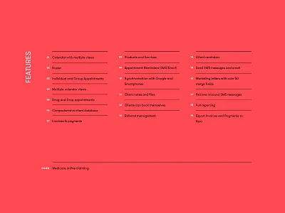 Playing with different colours clean design flat grid heading list minimal ui web website