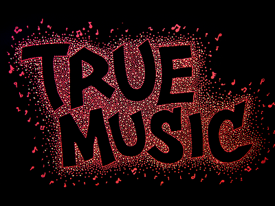 Painted Festival Logo Concept hand painted logo paint