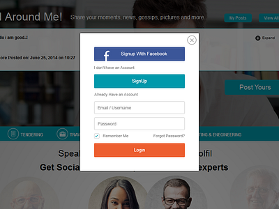 Login Page dashboard form register signin uiux login page web design