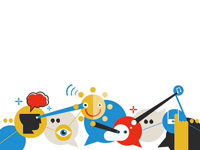 FUN FOR COMMUNICATION communication concept design illustration visual