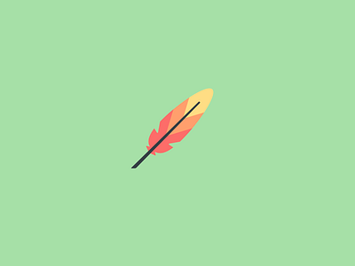 Copywriting copywriting feather flat icon pen quill