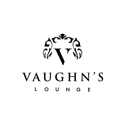 Vaughns' Lounge branding corporate graphic design logo