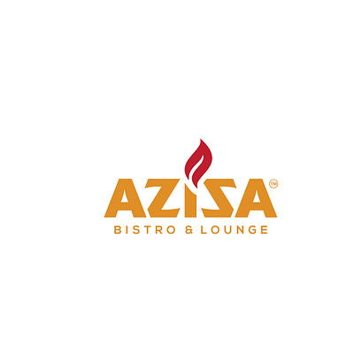 Aziza (Bistro & Lounge) branding corporate graphic design logo