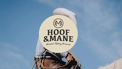 Hoof & Mane brand identity branding country country brand country logo cowboy hoof horse horseriding identité visuelle logo mane monogram nature outdoor outdoor brand ranch riding western équitation