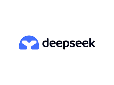 Deepseek – Logo Redesign Concept agi ai artificial blue branding deep deepseek design flat graphic design intelligence logo minimal minimalism minimalist saas seek whale