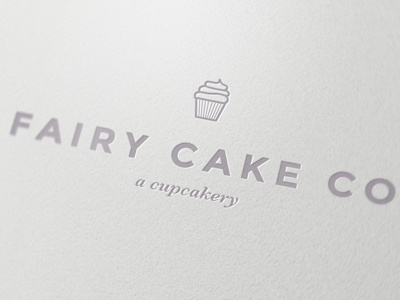 Fairy Cake Co Logo cupcake fairy logo