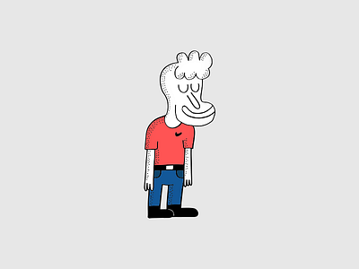 Kikinike character cute doodle illustration nike pencil