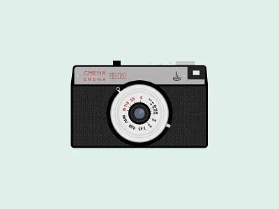 My girlfriend's Smena camera photography smena