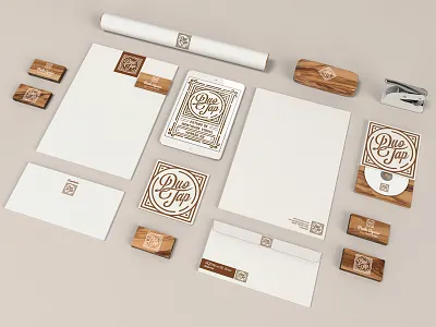 Duo Tap Branding branding design duo guigo kiddo logo pinheiro satan tap