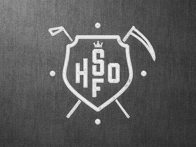 Hudson Son Father Open brand embroidery golf golf club identity logo recreation sickle sport sports