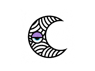 Mummy Moon is Sad eye moon purple eyeshadow sad