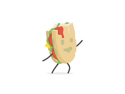 Sandwich food garbage illustration recycle sandwich trash ugly