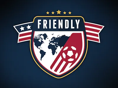 American Friendly Soccer Logo football friendly futbol soccer states united usa