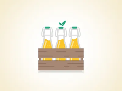 Lemonade bottles flat fruit lemonade wood