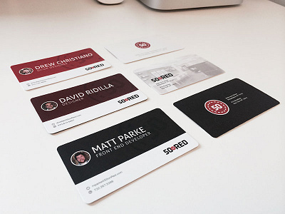 New 50onRed Business Cards 50onred business cards cards philadelphia stationary