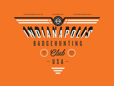 Indianapolis #badgehunting Club american badgehunting badges classic crest hunting minneapolis mn