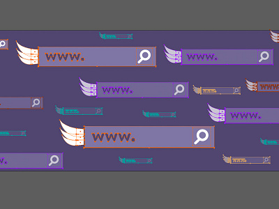 Fly away domains illustrator wings
