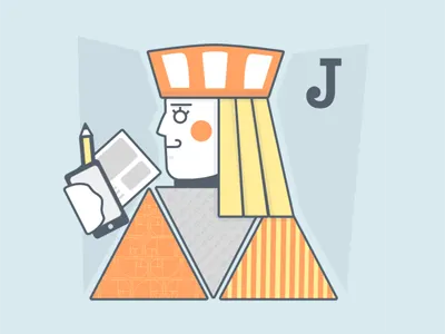 Jack Of All Trades character illustration vector