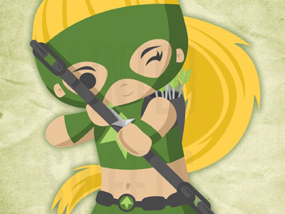 Artemis chibi illustration young justice