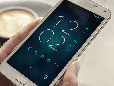 Alarm clock alarm alarm clock android app bleu blue flat gif réveil samsung