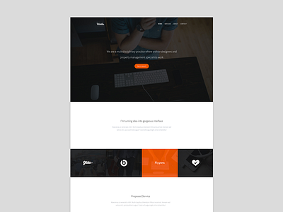 Portfolio [V2] elegant main minimal modern page personal portfolio ui ux web website white