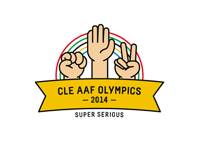 Super Serious aaf cle cleveland logo rock paper scissors