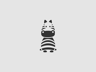 Zebra africa animal black design flat funny icon illustrator minimal simple vector zebra