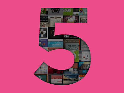 5 Years birthday dribbble five pink play playoff rebound