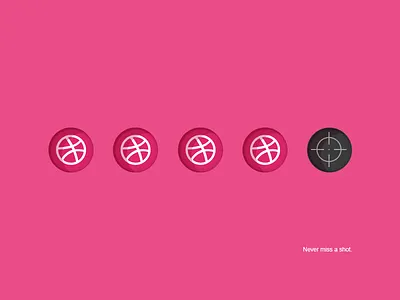 Never Miss A Shot 5 birthday dribbble pink