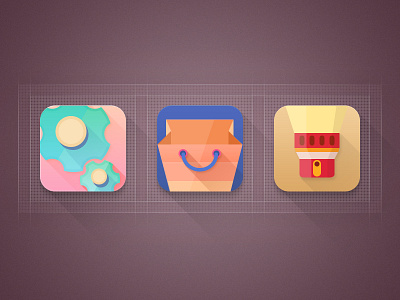 icons flashlight flat icon setting store