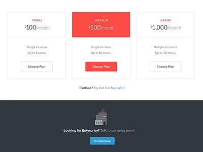 Pricing Page beacon enterprise plans pricing