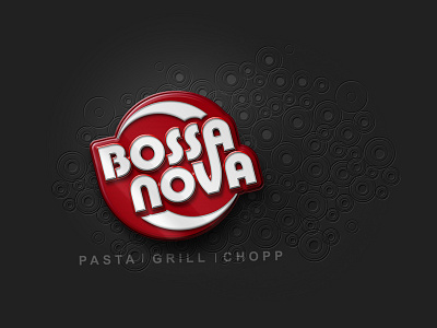 Bossa Nova Logo bossa brand delivery design disco logo logotype music nova restaurant tutom typo