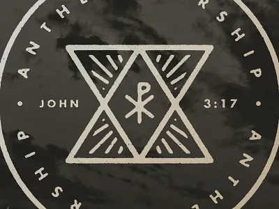 Chi Rho badge bible seal