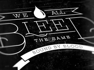Bleed The Same apparel bound by blood clothing design streetwear t shirt