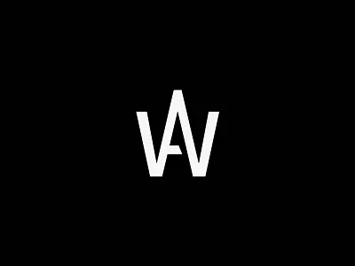 AW aw branding identity logo monogram type typography