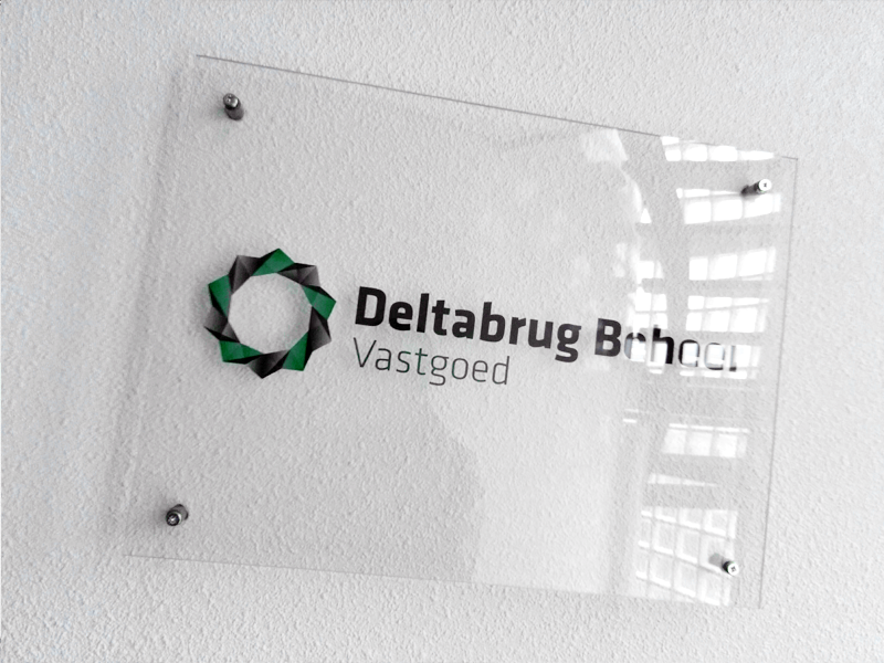Example of Deltabrug Beheer Signage/Nameplate