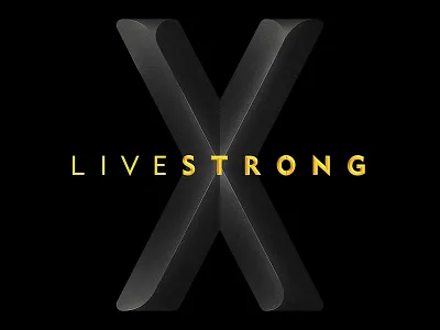 Strong apparel chisel letters livestrong nike toronto type typography x