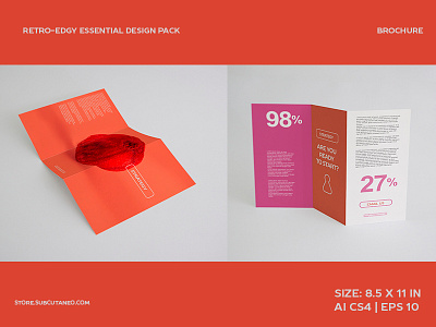 Retro Edgy Brochure Design brochure brochure design design edgy inspirational pack retro