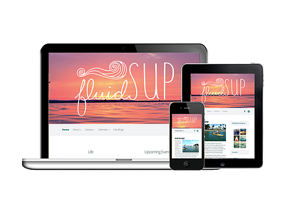 Fluid SUP development responsive web wordpress