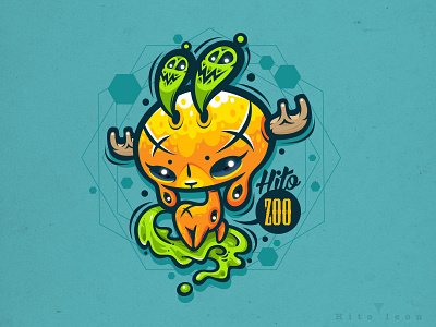 Hitozoo 003 hitoleou hitozoo illustration monster vector