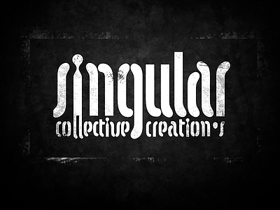 Singular (art-project) logo art identity logo singular