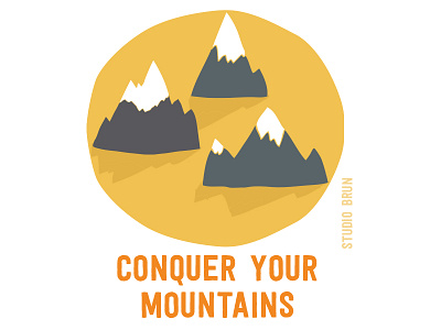 Conquer your mountains adventure ambition comfort zone conquer inspiration mountain nature quote wild