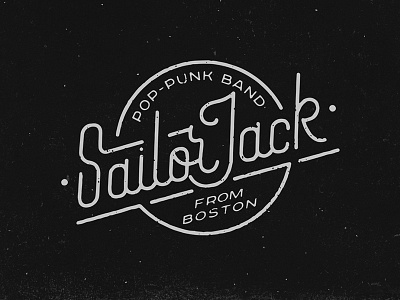 Sailor Jack lettering logo typography