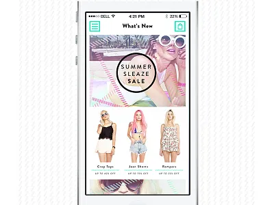 lolita fashion app #3 app bright fashion interface design patterns summer ui