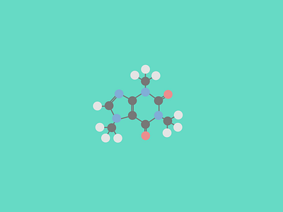 Caffeine (Developers Fuel) atom caffeine cappuccino coffee developer fuel latte molecule