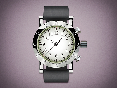 Watch asher design dribbble icon metal pakistan rebound shadow watch